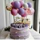 DIY Confetti Balloon, Cake Topper, Birthday, Confetti, Party Decoration, Baby Shower, Unicorn, Wedding Balloons, PURPLE, PINK , Magical