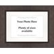 Dark Brown Wooden Photo Picture Frame Display for Photograph Art Painting - Desktop or Wall Hanging - Choose Picture Size and Mount Colour