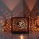 Personalised Wooden Lantern Box / Diwali Gift with Free Keyring / Candle Holder / Stationary Holder Tissue Box Aum Saathyo and Ganesh Signs