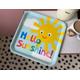 Square Melamine Tray - Hello Sunshine - Colourful Serving Tray - Made in the UK