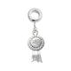 Silver Dad Charm Dangle charms compatible for European Bracelets and Italian Bracelets -Quality tested at Sheffield Assay England