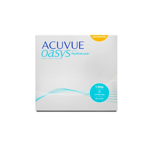 Johnson & Johnson Acuvue Oasys 1-Day for Astigmatism (90er Packung) Tageslinsen (-5.75 dpt, Zyl. -1,25, Achse 30 ° & BC 8.5) mit UV-Schutz