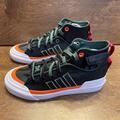 Adidas Shoes | New Adidas Originals Nizza Hi Dl Sneakers Gz2653 Men's Size 6 Or Women's 7.5 | Color: Black/Green | Size: Mens 6 Or Womens 7.5