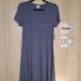 Lularoe Dresses | Lularoe Carly Dress | Color: Blue | Size: Xxs