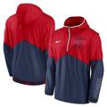 Men's Nike Red/Navy Boston Red Sox Overview Half-Zip Hoodie Jacket