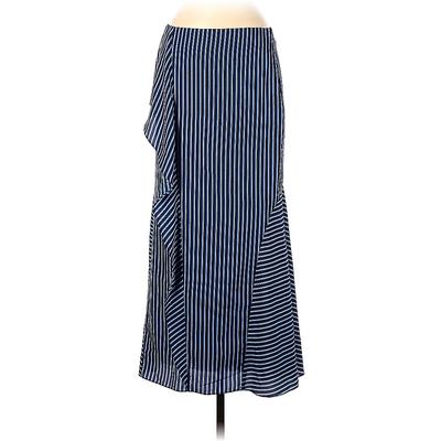 Banana Republic Casual Skirt: Blue Print Bottoms - Size 4