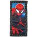 Exxel Outdoors Exxel Marvel Spiderman Youth Sized Camping Set w/ Sleeping Bag & Backpack, Polyester in Red | 2 H x 28 W x 56 D in | Wayfair