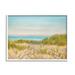 Stupell Industries Tall Grass Sand Dunes Nautical Beach Landscape Canvas in Blue/Green | 11 H x 14 W x 1.5 D in | Wayfair af-195_wfr_11x14