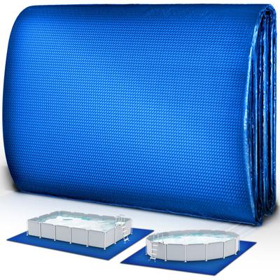 Tillvex - Poolunterlage Rund 335 x 335 cm Bodenplane Bodenschutzplane Pool Bodenschutz Folie Image