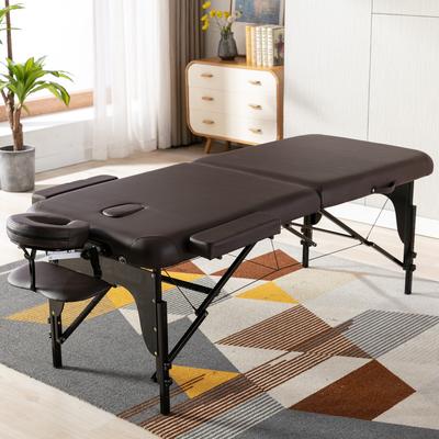 2 Section Adjustable Folding Massage Bed With Carrying Case