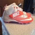 Nike Shoes | Nike Cleats, Sz 13, Orange And White | Color: Orange/White | Size: 13