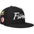 Men's Physical Culture Black Wordmark Fives Fitted Hat