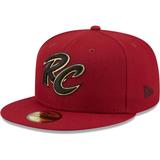 Men's New Era Red Sacramento River Cats Authentic Collection 59FIFTY Fitted Hat