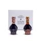 La Secchia - "Duetto" of Traditional Balsamic Vinegar of Modena DOP with Aging of 20 and 35 Years, Two Bottles of 100 ml with Glass Dosing Cap