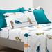 Rowley Birds Soft Sheet Set Multi 6Pc Full - Lush Decor 21T011095