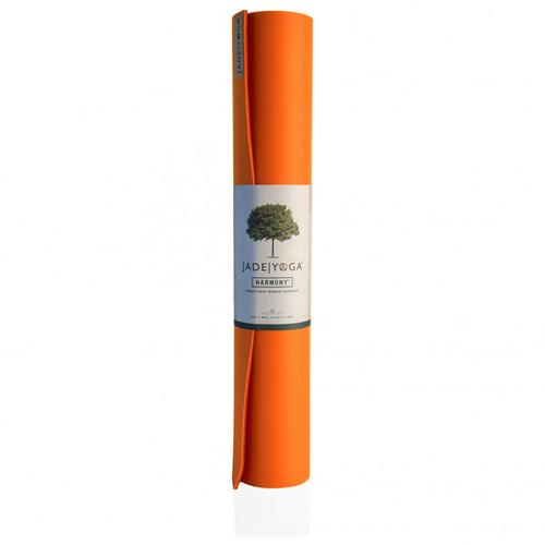 JadeYoga - Jade Harmony - Yogamatte Gr 173 x 61 cm - 5 mm orange/weiß
