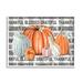 Stupell Industries Thankful Grateful Blessed Gray Plaid Farm Pumpkins - Painting Canvas in Black/Gray/Orange | 20 H x 16 W x 1.5 D in | Wayfair