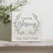 Personalization Mall Easter Blessings Personalized Easter Shelf Block Wood in Brown/White | 5 H x 5 W x 1.75 D in | Wayfair 25724-E