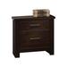 Red Barrel Studio® Modern Contemporary Home Bed Room Utility Night Stand Mahogany Finish Wood in Brown | 26 H x 26 W x 17 D in | Wayfair