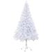 The Holiday Aisle® Artificial Christmas Tree Christmas Display Tree w/ LEDs & Ball Set in White | 42 W in | Wayfair