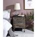 Everly Quinn 3 - Drawer Nightstand in Black Wood in Black/Brown | 23 H x 19 W x 16 D in | Wayfair 546CFB8623F448E685062B4BE04D9DF5