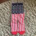 Disney Accessories | Disney Them Parks Merchandise Socks “I Love The Usa” Unisex Nwt | Color: White/Pink | Size: Os