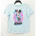 Disney Tops | Disney Juniors' Minnie Mouse Graphic T-Shirt, Xl, Nwt P716afa | Color: Blue | Size: Xlj