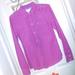 American Eagle Outfitters Tops | American Eagle Button Up Long Sleeve Top 12 | Color: Pink/Purple | Size: 12