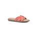 Women's Cliffs Fortunate Slide Sandal by Cliffs in Red Suede Smooth (Size 8 M)