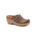 Women's Mackay Clog by SoftWalk in Taupe Nubuck (Size 10 1/2 M)