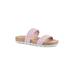 Women's Cliffs Truly Slide Sandal by Cliffs in Light Pink Smooth (Size 8 1/2 M)