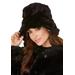 Women's Faux Fur Hat by Accessories For All in Black