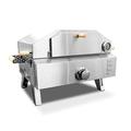 2-IN-1 OUTDOOR PIZZA OVEN & BBQ GRILL : PREMIUM STAINLESS STEEL PORTABLE PIZZA OVEN AND BBQ GRILL 430 STAINLESS STEEL