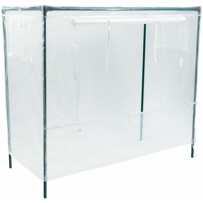 Hochbeetabdeckung 'Eckig m' transparent m / 118 x 55 x 95 cm - Vitavia