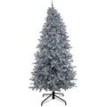 National Tree Company Silver Fir Christmas Tree w/ LED Lights, Metal in White | 60 W in | Wayfair XMS13-304L-100