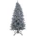 National Tree Company Silver Fir Christmas Tree w/ LED Lights, Metal in White | 60 W in | Wayfair XMS13-304L-100