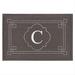 Mohawk Home Monogram Letter Indoor/Outdoor Doormat