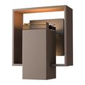 Hubbardton Forge Shadow Box 8 Inch Tall Outdoor Wall Light - 302601-1091