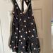 American Eagle Outfitters Dresses | Halter Neck Tie Black Floral Dress/Top | Color: Black | Size: S