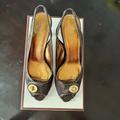 Coach Shoes | Coach Dress Shoes With Heels | Color: Brown/Gold | Size: 8