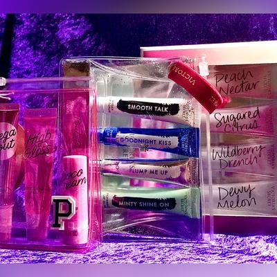 Pink Victoria's Secret Makeup | 5 Five Gloss Lip Oil Balm Sheer Shine Wet Roller Ball Teen Girls Women | Color: Pink/White | Size: Os