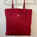 Michael Kors Bags | Michael Kors Logo Embossed Neoprene Tote Bag | Color: Red | Size: 14.5” H, 15.75” W, 4” D