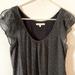 Madewell Dresses | Eliot For Madewell Black & Gray Ruffle Sleeveless Dress Size 2 | Color: Black/Gray | Size: 2