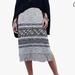 Free People Skirts | Free People Fringe Sweater Skirt, Grey Combo | Color: Black/Blue | Size: L