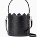 Kate Spade Bags | Kate Spade Dorit Black Leather Blue Bucket Crossbody New For Spring! | Color: Black/Blue | Size: Small