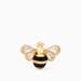 Kate Spade Jewelry | Kate Spade Honey Bee All Abuzz Stone Bee Stone Statement Ring Yellow Gold Nwt | Color: Black/Gold | Size: Various