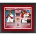 Shohei Ohtani Los Angeles Angels 2021 AL MVP Framed 16" x 20" Collage with a Capsule of Game-Used Dirt