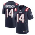 Men's Nike Ty Montgomery Navy New England Patriots Player Game Jersey