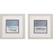 HomeRoots Boats - 2 Piece Picture Frame Painting Set, Glass | 11 H x 11 W x 1 D in | Wayfair 1000401399