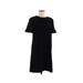 Ann Taylor Casual Dress - Shift: Black Solid Dresses - Women's Size 8